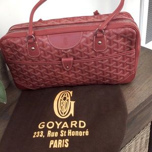 GOYARD Saint Martin Red Shoulder Bag